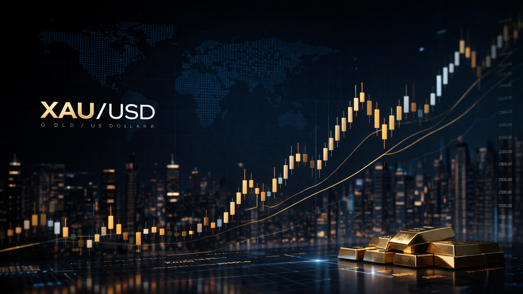 XAU/USD Gold Trading Chart